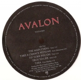 Roxy Music - Avalon, Label Replica Insert